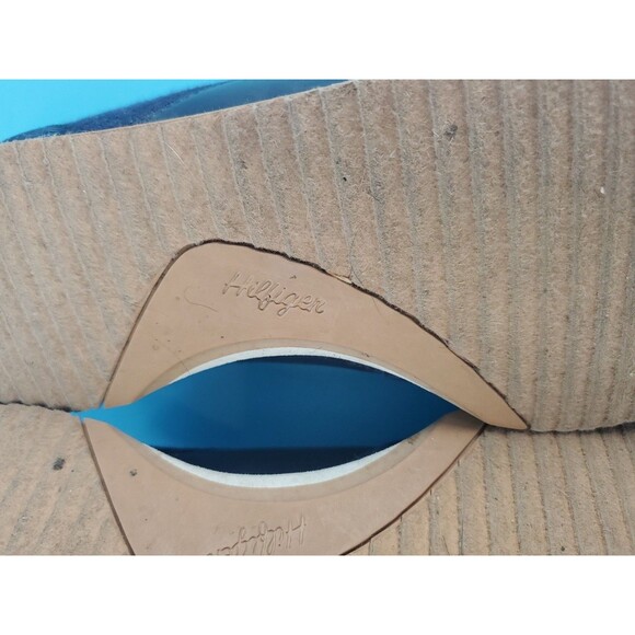 Tommy Hilfiger Sneaker 8.5 Womens Blue Monogram Lace Up Ankle Flat Shoe TWMADDIE - Picture 12 of 13